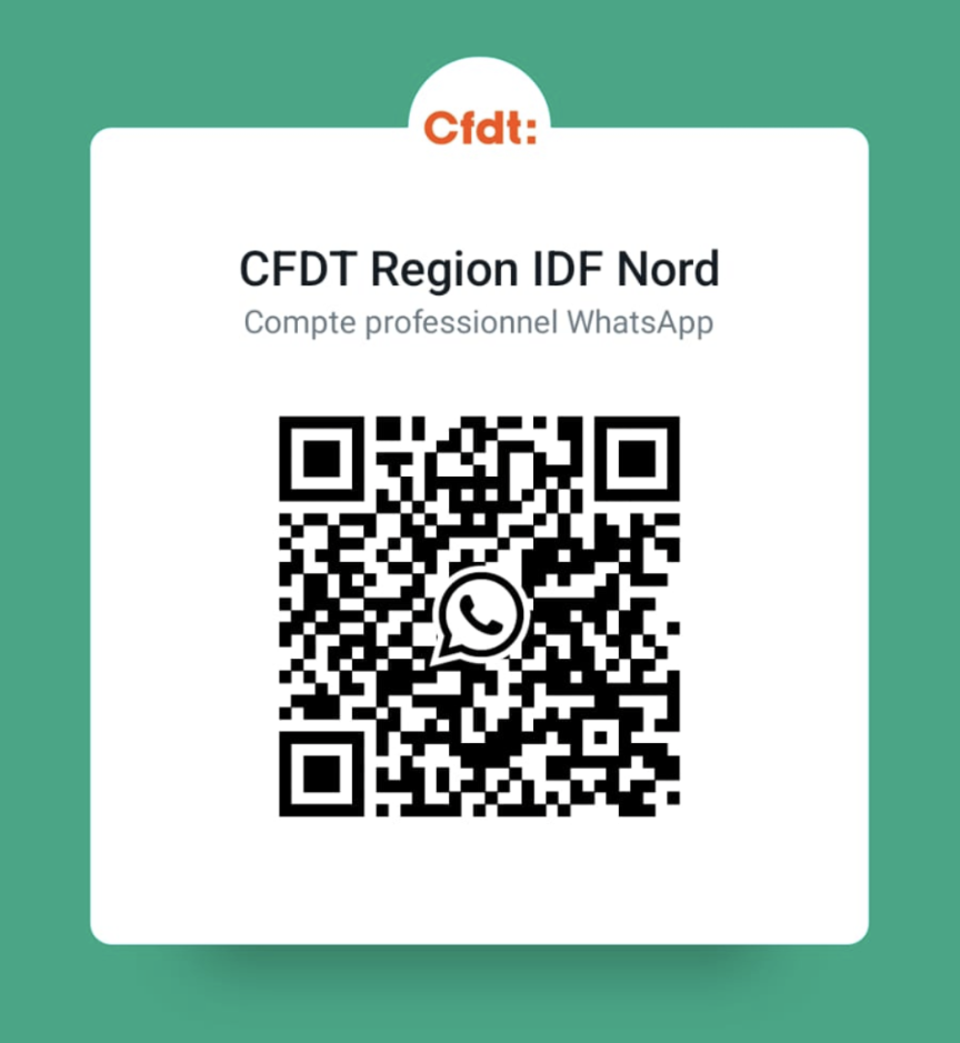CFDT-SG QR Code whatsapp