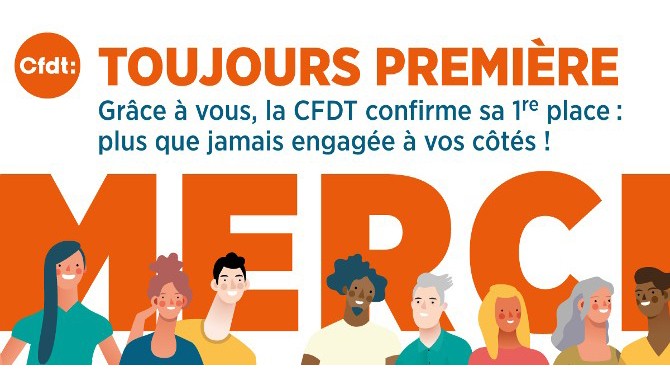 CFDT Toujours première dans le secteur privé  !