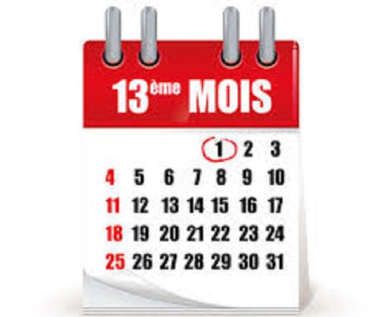 Le 13ème mois en un bloc, c'est le dernier !